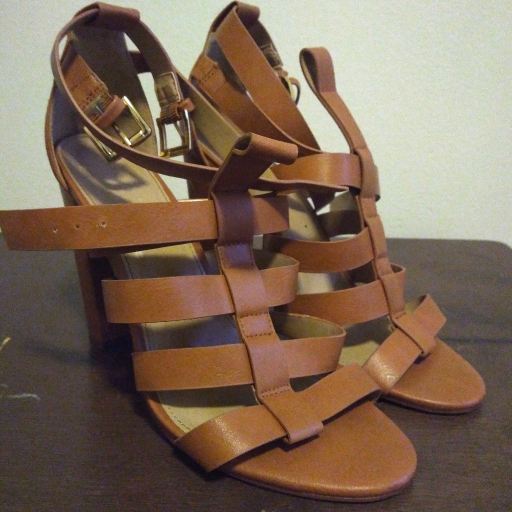 Brown Strap Heels | Charlotte Russe ®